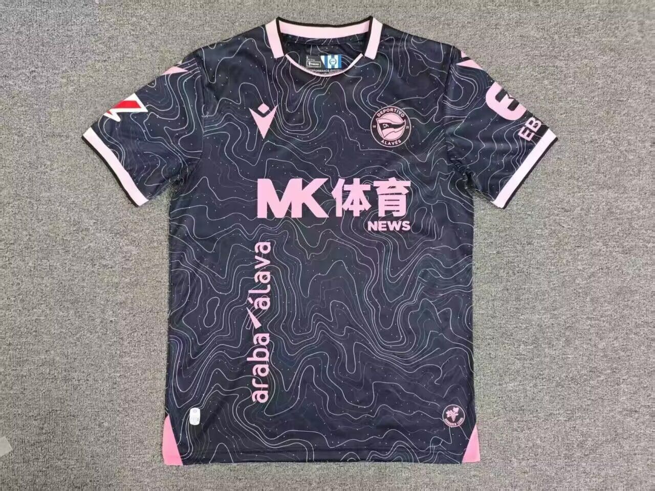 AAA Quality Alaves 26/27 Away Black Soccer Jersey